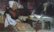 George Leslie Hunter Woman in an Interior Germany oil painting artist